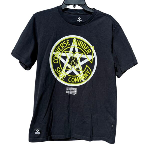 Converse Neighborhood  NBHDCNS Rubber shoe black shirt Size Large - Picture 1 of 7
